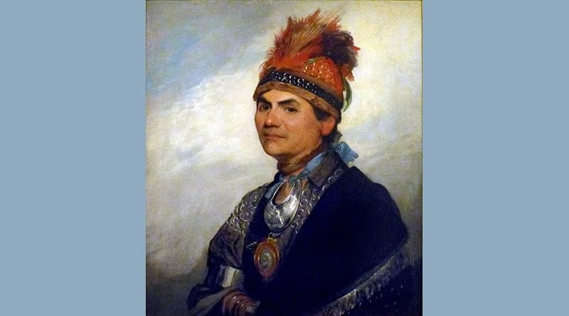 Thayendanegea (Joseph Brant) 1786 by Gilbert Stuart