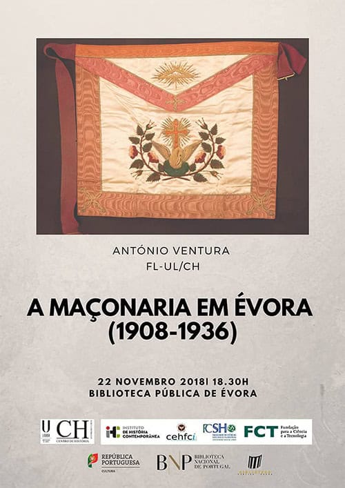 Conferência - A Maçonaria em Évora (1908-1936)