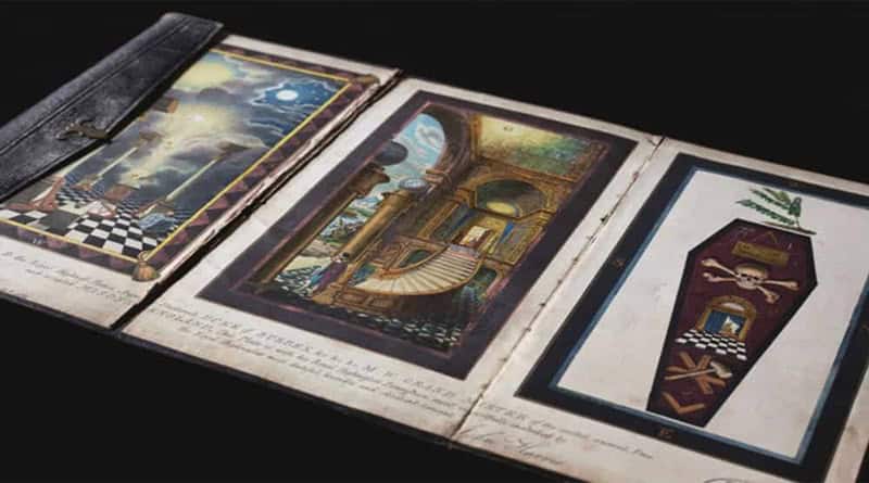 John Harris - Conjunto de Miniature Craft Tracing Boards, 1828