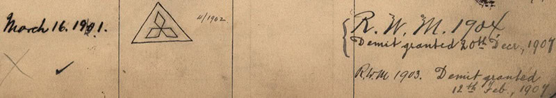 Registo da Marca de John James Shaw