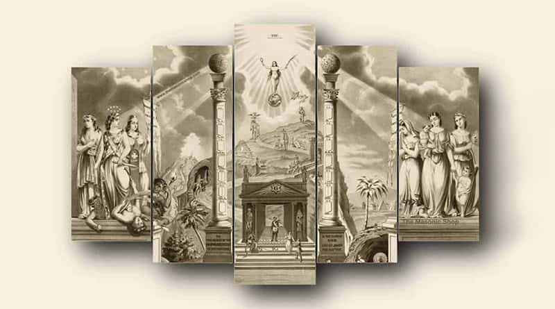 5 peças maçonaria