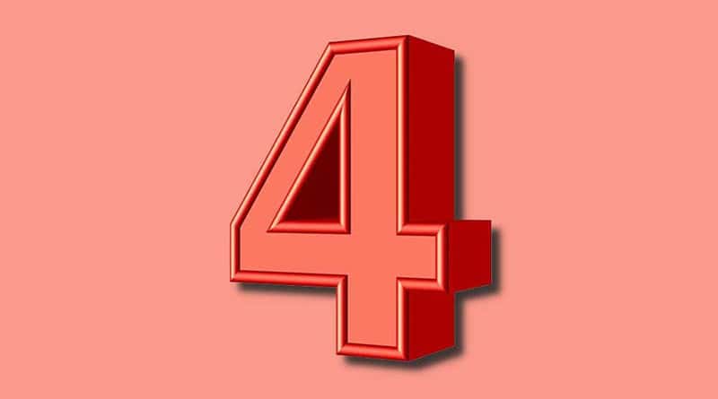 número quatro