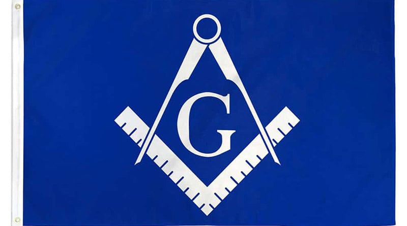 bandeira Azul, a cor Maçónica