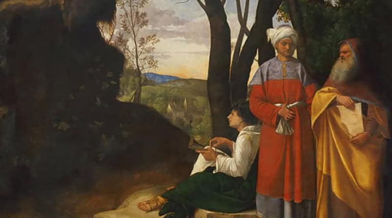 Giorgione - Três Filósofos, maçonaria