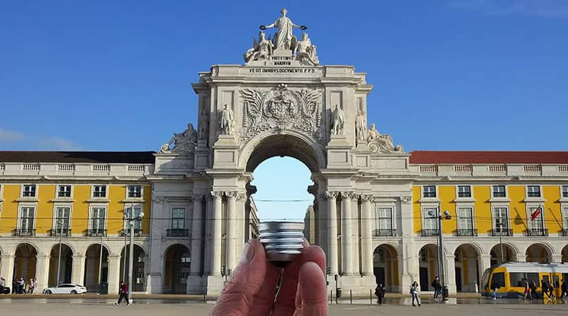 luz, lâmpada, terreiro do paço, arquitectura