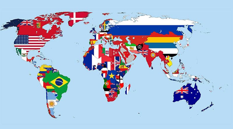 bandeiras no mundo, Reconhecimento Internacional