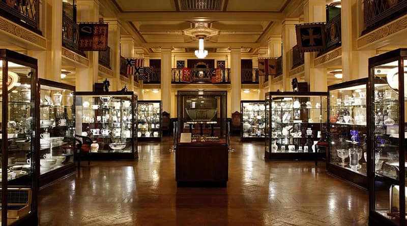 O museu no salão dos maçons