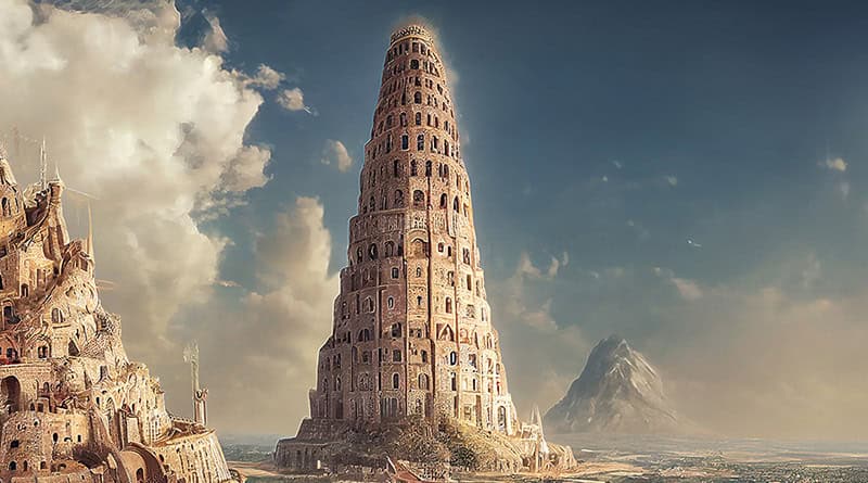 Torre de Babel, lenda