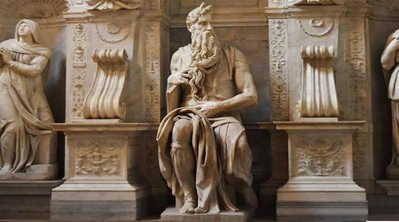 moisés, escultura