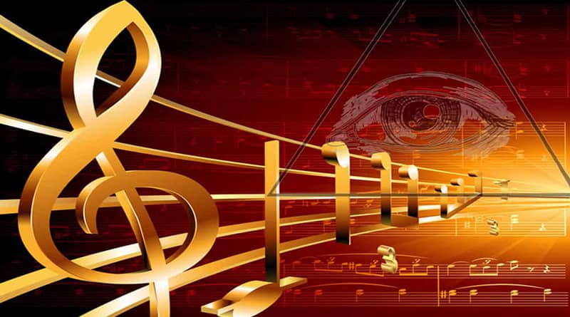 partitura, música