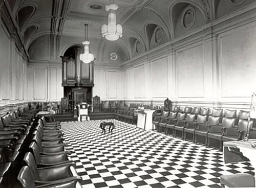 Salão da Loja, Princes Street Masonic Hall, Northampton