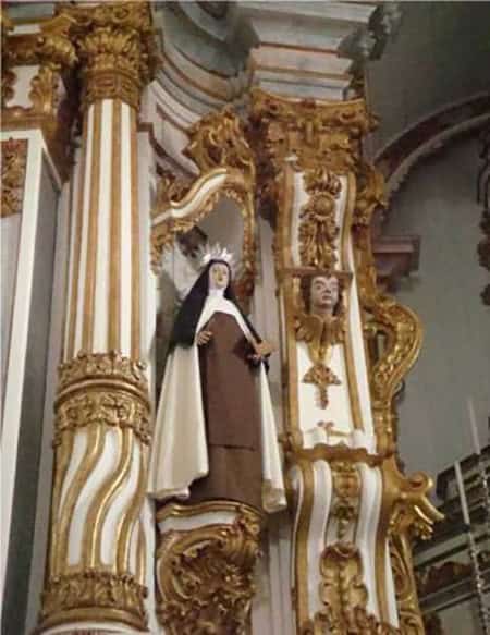 Figura 10 - Virgem Maria Igreja Nossa Senhora do Carmo/MG. Foto de Adriano Santos Figueiredo