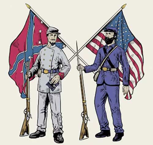 soldados da guerra civil americana