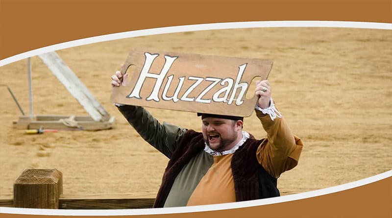 aclamação huzza, huzé